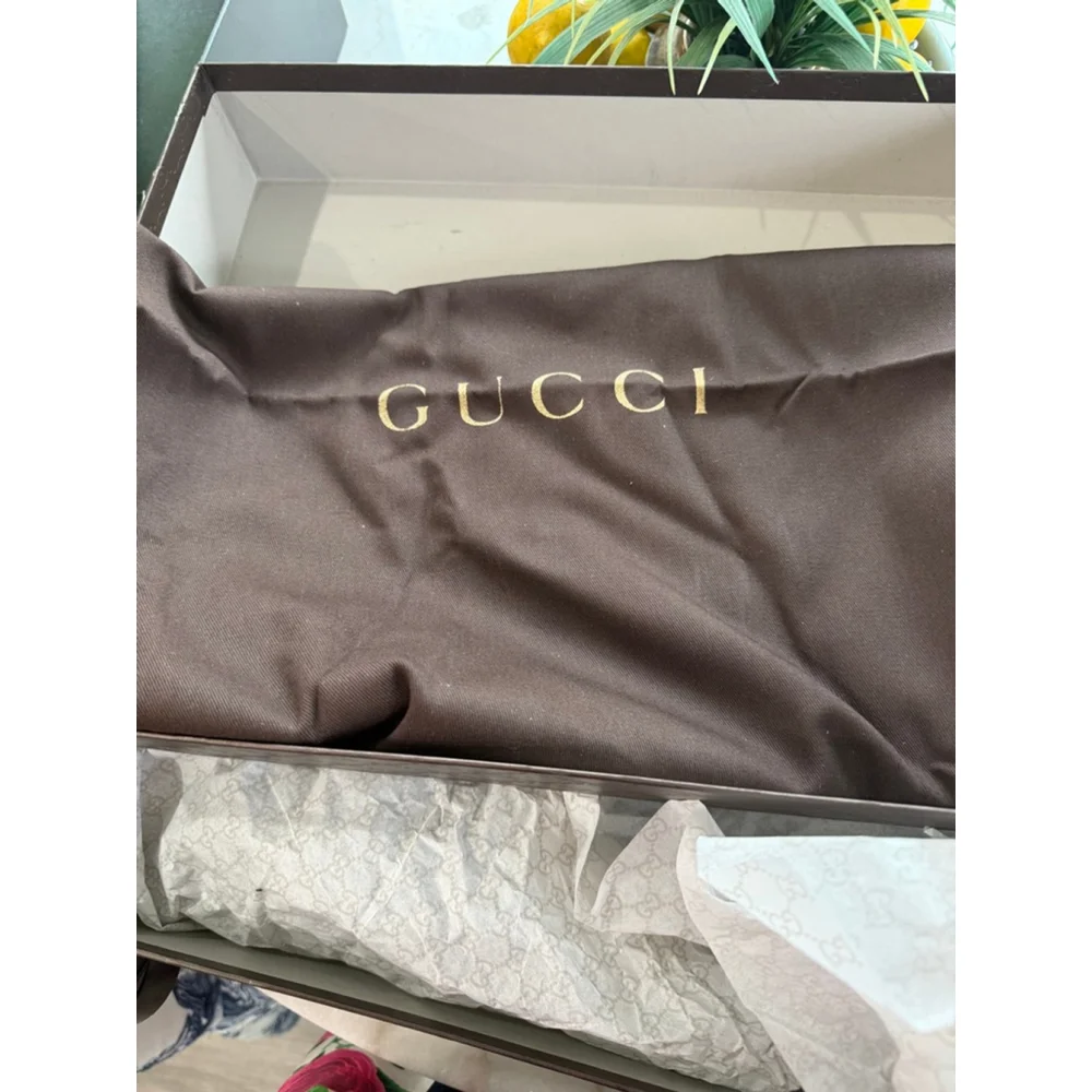 Gucci Men's Black Leather Ankle Boots, 7.5 or US 8 Men’s
